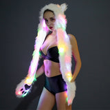 LED Faux Fur Hat