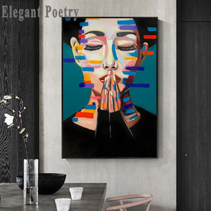 Wall Décor Abstract Figure Painting