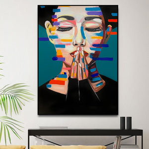 Wall Décor Abstract Figure Painting