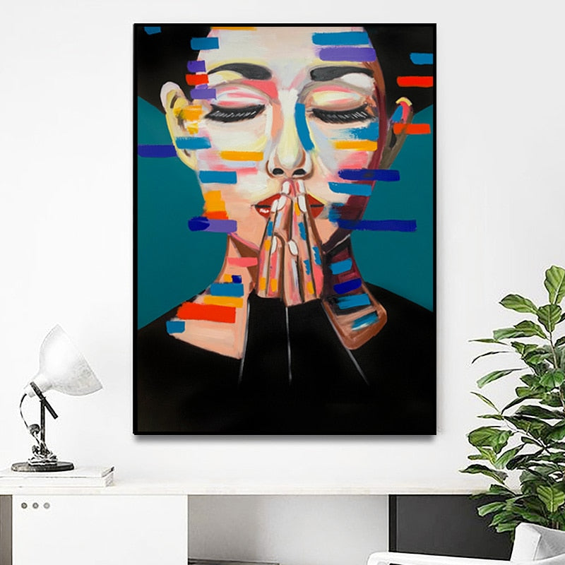 Wall Décor Abstract Figure Painting