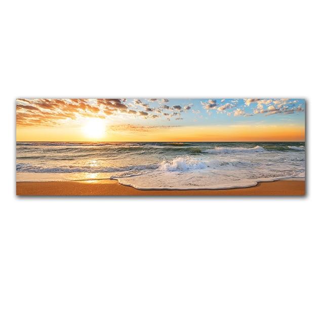 Sunset Beach Canvas Painting