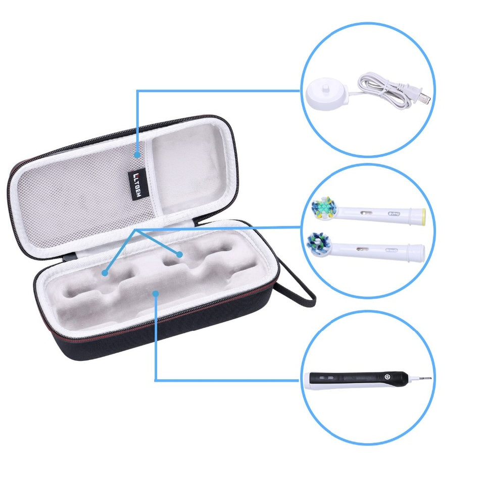 EVA Hard Case for Oral-B Pro - Electric Power Rechargeable Battery Toothbrush