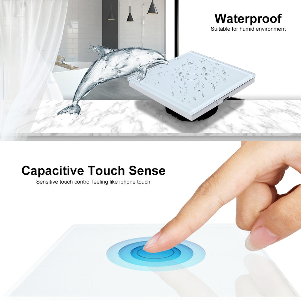 Tuya Touch Sensor Wall Switch Voice Work with Alexa