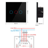 Tuya Touch Sensor Wall Switch Voice Work with Alexa