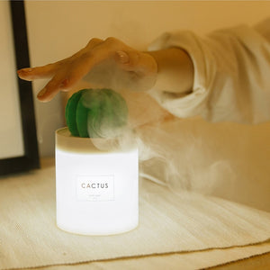 280ML Cactus Ultrasonic Aroma Essential Oil Diffuser