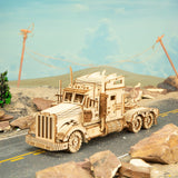 Movable 3D Wooden Truck Puzzle