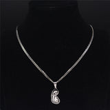 Mom and Baby Stainless Steel Necklace for Women