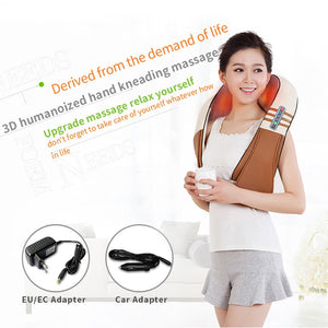 U Shape Electrical Shiatsu Body Massager (with Gift Box)