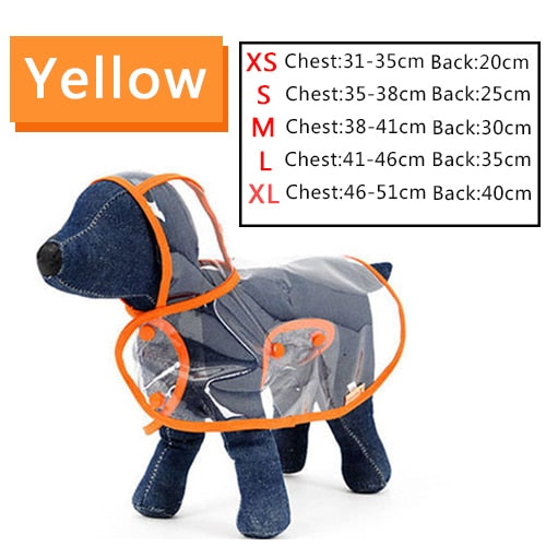 Pet Raincoat with hood