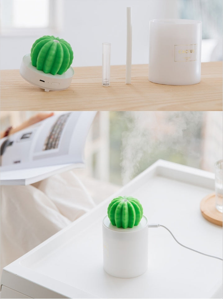 280ML Cactus Ultrasonic Aroma Essential Oil Diffuser