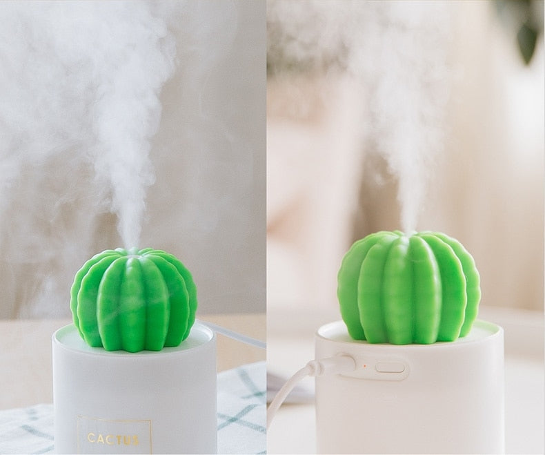 280ML Cactus Ultrasonic Aroma Essential Oil Diffuser