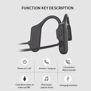 Bone Conduction Bluetooth Headphones