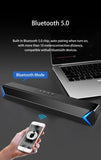 TV Sound Bar AUX USB Wired and Wireless Bluetooth Home Theater