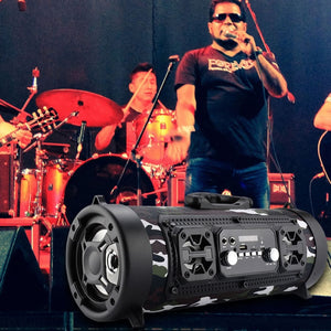 Portable High-power 15W Music Barrel Speaker for Outdoor Spot