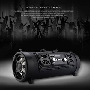 Portable High-power 15W Music Barrel Speaker for Outdoor Spot