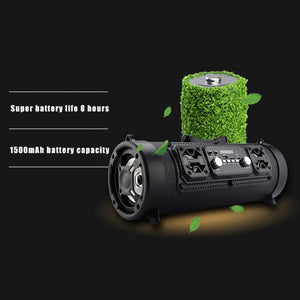 Portable High-power 15W Music Barrel Speaker for Outdoor Spot