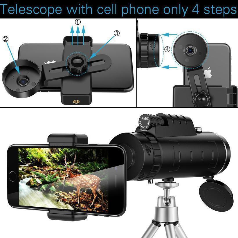 40X60 Zoom Monocular Telescope Camera