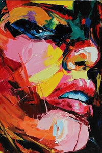 Colorful Woman Abstract Painting