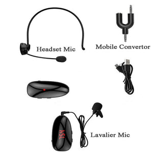 Professional Smart Phone Mic Mini Mobile UHF Wireless Microphones