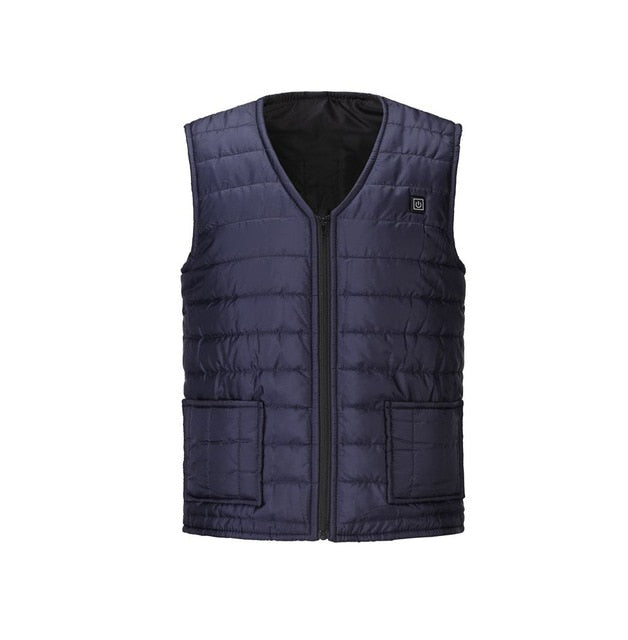 Men Smart heating Vest - USB Infrared Electric Thermal Jacket