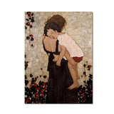 Mother And Child by Gustav Klimt Canvas Painting