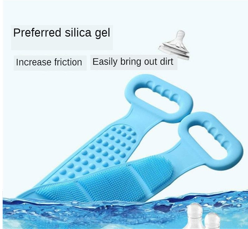 NEW Magic Silicone Body Scrubber - Rubbing Back Mud Peeling Body Massage