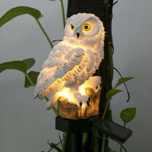 Solar Owl Lamp