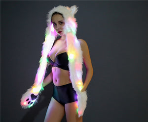 LED Faux Fur Hat