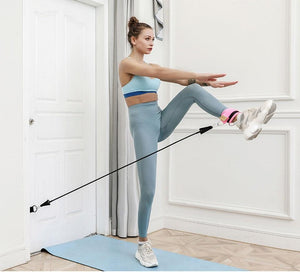 Resistance Bands with Ankle Straps