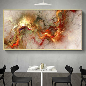 Abstract Cloud Painting Landscape Canvas Print
