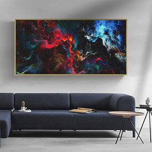 Abstract Cloud Painting Landscape Canvas Print