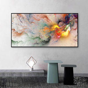 Abstract Cloud Painting Landscape Canvas Print