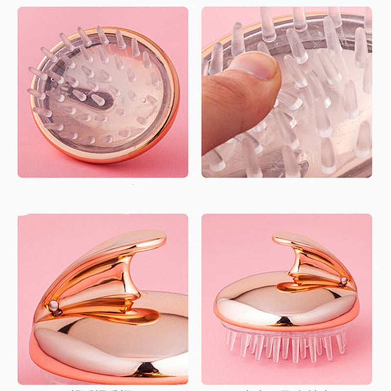 1pcs Hair Washing Silicone Comb