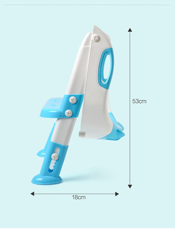 Folding Baby Potty Training Seat with Adjustable Ladder