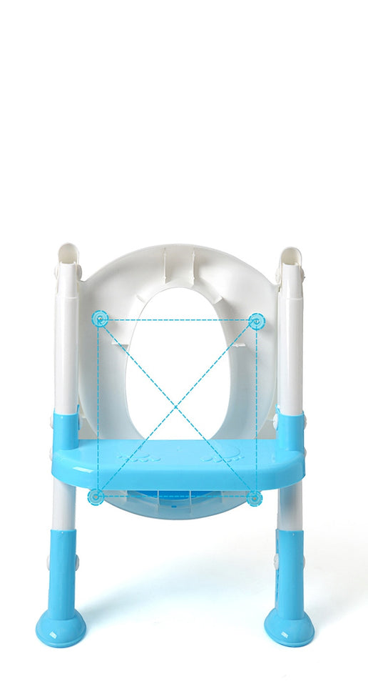 Folding Baby Potty Training Seat with Adjustable Ladder