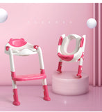 Folding Baby Potty Training Seat with Adjustable Ladder