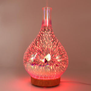 3D Firework Glass Vase Shape Aroma diffuser