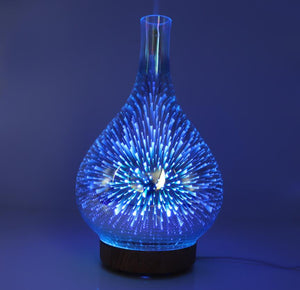 3D Firework Glass Vase Shape Aroma diffuser