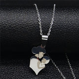 Mom Daughter Stainless Steel Chain Necklace