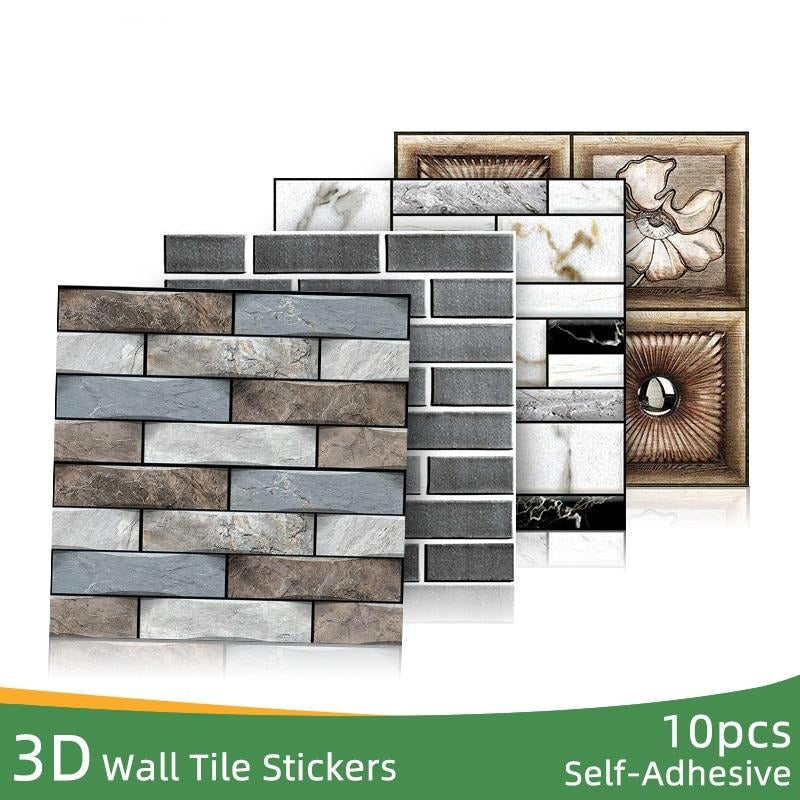 3D Peel and Stick Wall Tiles