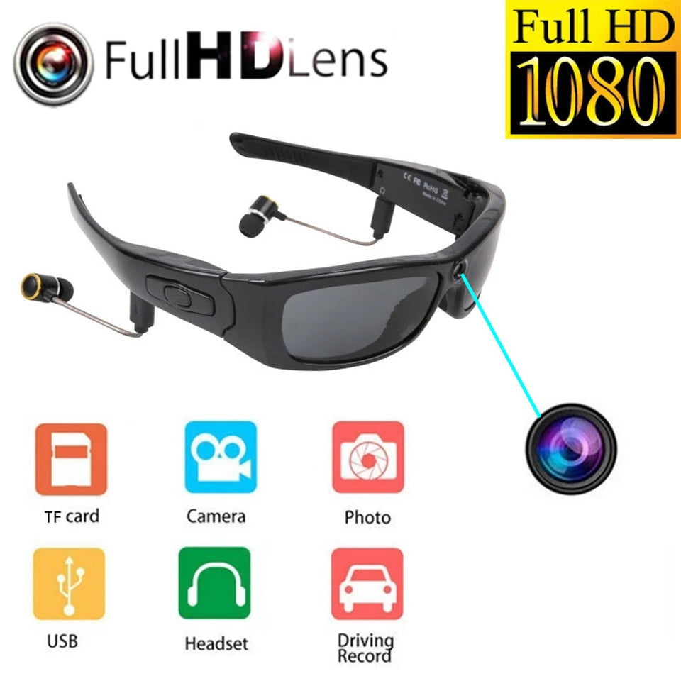 Mini Sunglasses Camera with Bluetooth