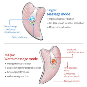 Guasha Scraping Facial Massager LED Light