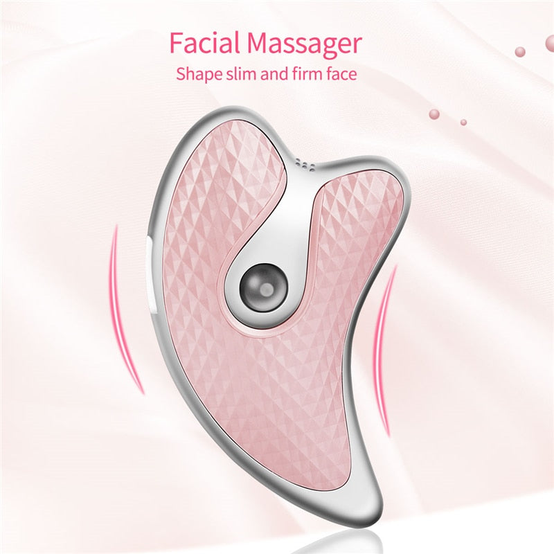 Guasha Scraping Facial Massager LED Light