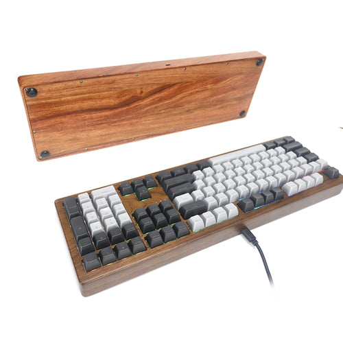 108 Keys Wooden Mechanical Keyboard