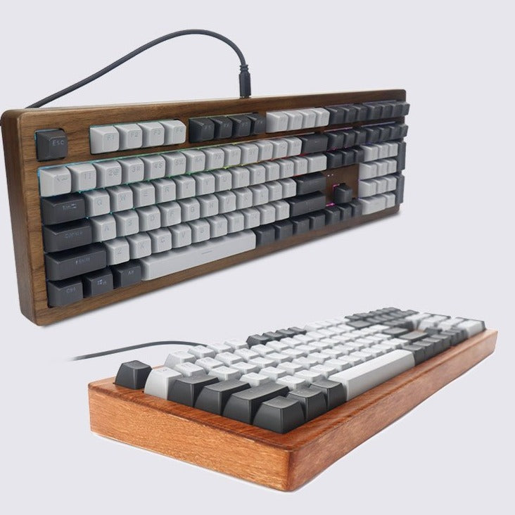 108 Keys Wooden Mechanical Keyboard