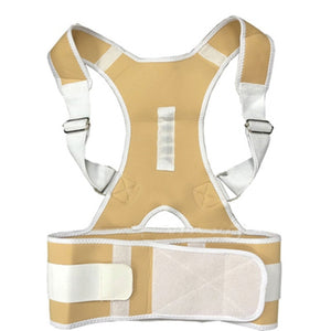 Magnetic therapy posture corrector brace