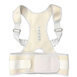 Magnetic therapy posture corrector brace