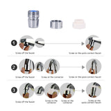 Water Dental Flosser Faucet Oral Irrigator Water Jet Floss Dental Irrigator Dental Pick Oral Irrigation Teeth Cleaning Machine