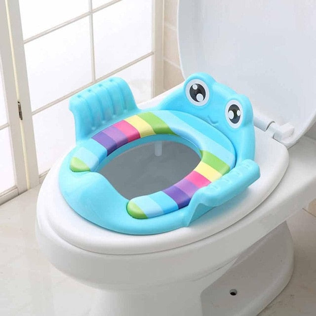 Folding Baby Potty Training Seat with Adjustable Ladder