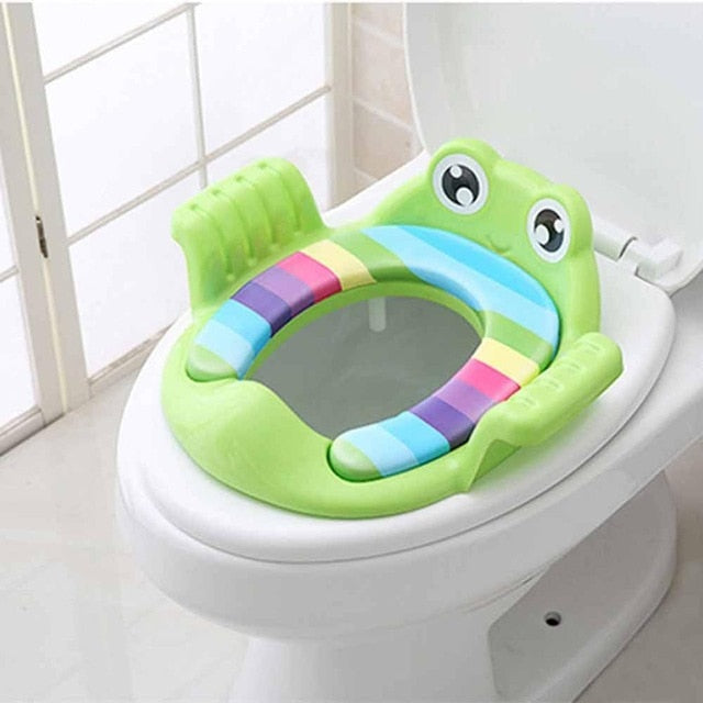 Folding Baby Potty Training Seat with Adjustable Ladder